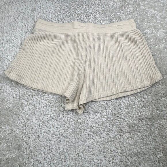 Feat Treecell Waffle knit Shorts Cream Ivory - Picture 3 of 9